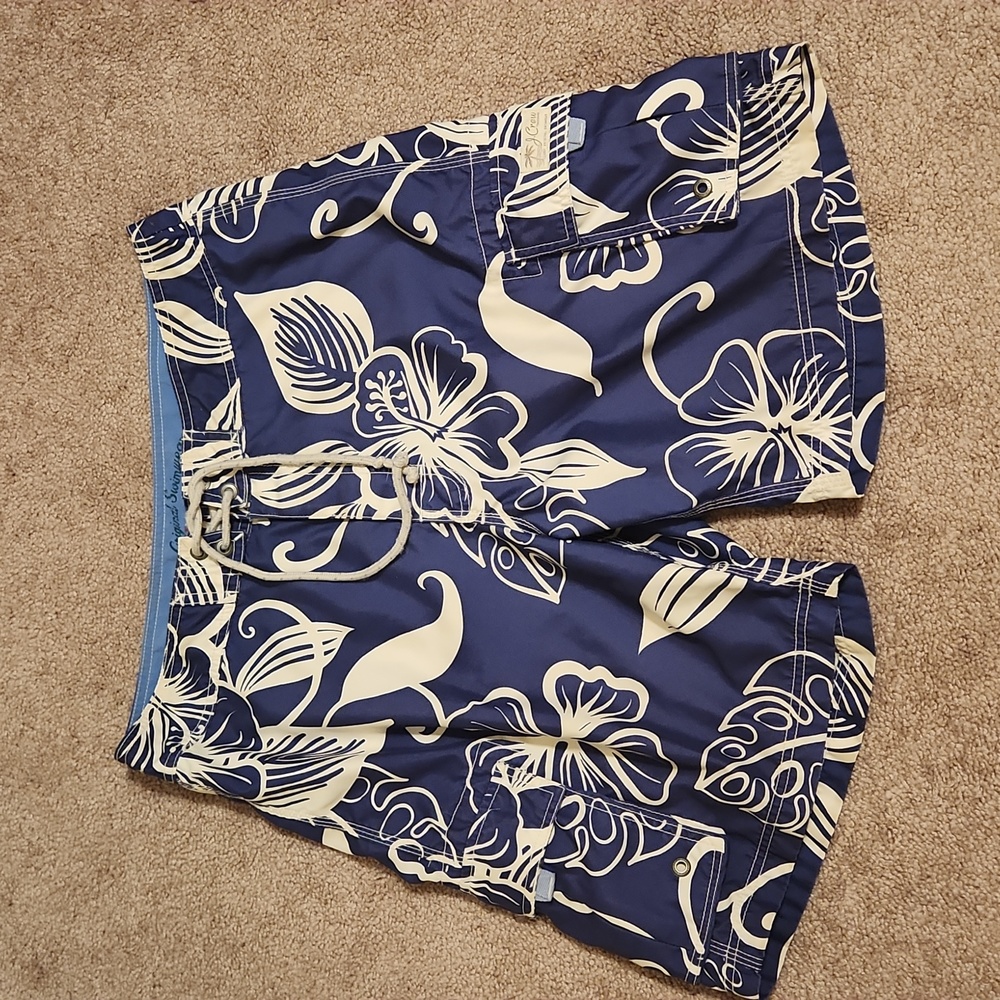 J. Crew tropical board shorts, large, great condition